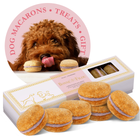 Dog Macarons - Count of 6 (Dog Treats | Dog Gifts)